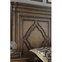 Decorative Overlay Motif on Panel Bed