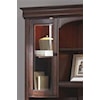 Stacked Crown Mouldings with Tempered Glass Inserts and No-Glare, Adjustable Lighting