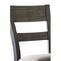 Wooden chair back