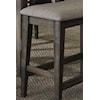 Counter height dining bench legs and seat