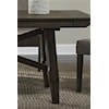 Dining table trestle base and top