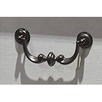 Antique Pewter Bail Pull Hardware