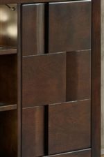 Shaped Wood Overlays on Drawer and Door Fronts