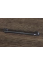 Antique pewter bar pull hardware