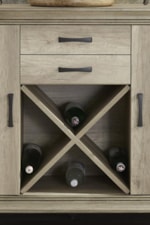 X shaped wine storage shelf