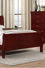 Sleigh Bed Footboard