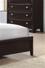 Platform bed footboard