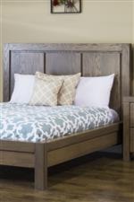 Solid Oak Panel Headboard