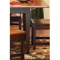 Straight Table Legs Offers a Clean and Smooth Look. 