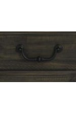 Matte Black Pewter Accented Hardware