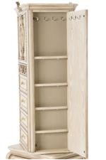 Vertical Jewelry Storage in the Swivel Lingerie Chest
