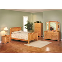 King Panel Bedroom Group