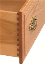 Dovetail Construction Creates Extra Strong Drawers