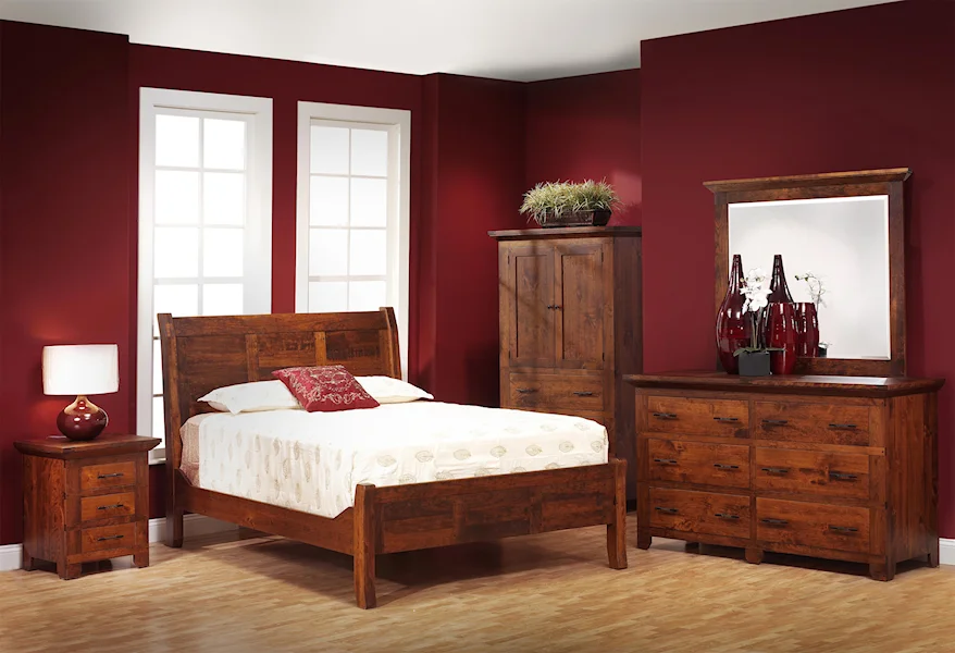 Redmond Wellington King Bedroom Group by Millcraft at Saugerties Furniture Mart