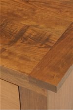 Handcrafted Solid Wood Construction with Three North American Hardwood Options