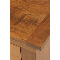 Handcrafted Solid Wood Construction with Three North American Hardwood Options