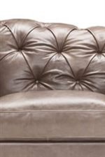 Tufted Seat Back with Gently Scalloped Edge