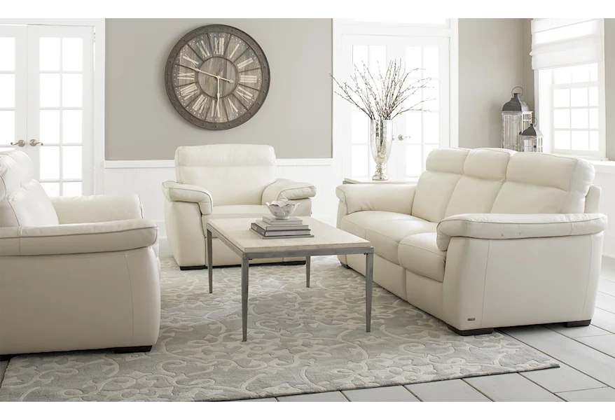 B757 Stationary Living Room Group by Natuzzi Editions at Williams & Kay