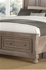 Storage Drawers in Bed's Footboard