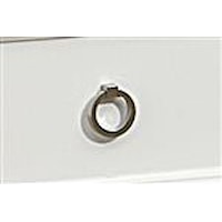 Brushed Silver Finished Ring Pulls
