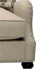 Nailhead Trim Adds a Traditional Twist to the Collection and Helps to Accentuate the  Fabric.
