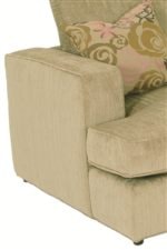 Norwalk Milford Contemporary 2 Seater Sofa with Track Arm, Loose Back Cushions and Welt Cords
