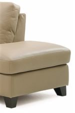 Boxed-Edge Cushion on Chaise Sectional