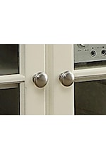 Round Knobs in Silver Finish