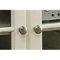 Round Knobs in Silver Finish