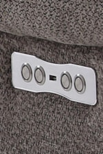 Button for Power Reclining and Headrest, USB Port for Mobile Device Charging