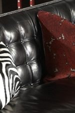 Plush Upholstered Seat Backs with Decorative Button Tufting Create an Exceptional Tailored Accent for Lavish Looking Furniture