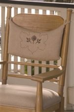 Down Home Chairs Feature a Hand-Tie Back Cushion with the Paula Deen Logo 