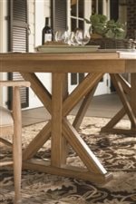 Trestle Base of the Family-Style Table