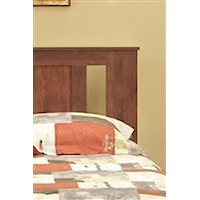 Styled Cut-Outs on Panel Headboard
