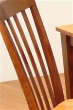 Vertical Slat Chair Backs