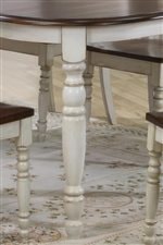 Elegant Turned Legs Contribute to Sophisticated Designs