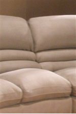 Plush Split Back Cushions and Box Seat Cushions