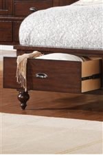 Footboard with Storage Option