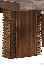 Unique Pedestal Design for Dining Table