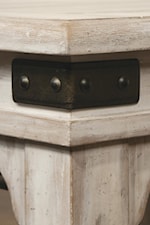 Rustic Metal Accents Featured Throughout Collection