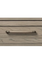 Thin Bar Pull Hardware with Wood Handles