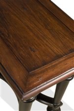 Features Nutmeg Table Tops with Beautiful Distressing