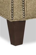 Tapered Wood Block Legs in Customizable Finish Colors