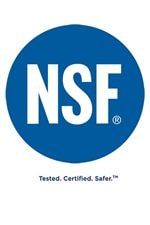 Washers with the NSF Certified Sanitization Cycle Achieve a Minimum of 99.999% Reduction of Bacteria