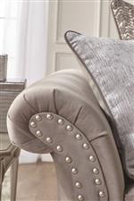 Serta Upholstery by Hughes Furniture 7500 Traditional Stationary Sofa with Nailhead Trim