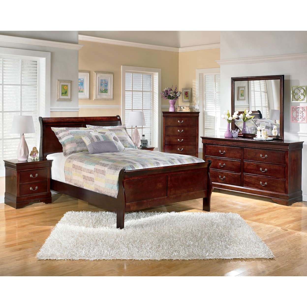 Ashley Furniture Signature Design Alisdair 5 Piece Full Bedroom Group