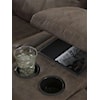 A Console Built into the Loveseat adds At-Hand Convenience