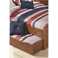 Trundle Under Bed Storage Unit Used with Extra Mattress (Mattress Sold Separately)