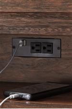 AC Power Supply with USB Charger Ports on Select Pieces