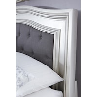 Arched Upholstered Panel Headboard